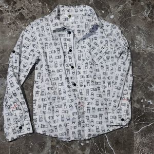 PL Kids size 7 long sleeve button up
